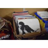 A Box Containing Large Quantity of 33rpm Records to Include Bruce Springsteen, Bob Seger, Buddy