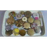 A Collection of Eighteen Vintage Ladies Powder Compacts