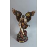 A Bradford Exchange "Archangels of Light" Limited Edition Figure, "Michael: Triumphant Warrior",