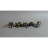 A Small Collection of Oriental and Other Ornaments to Include Chinese Bronze Feng Shui Dragon