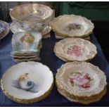 A Collection of Various Decorated Plates to Include Spode Coronation Plate and Limited Edition