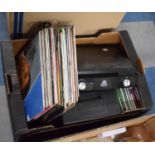 A Box Containing 33rpm Records to Include Jim Reeves, Harry Secombe, Roger Whittaker, Simon and