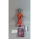 A Chinese Bride Doll, Mei Lan with Porcelain Head. By Danbury Mint and with Promotional Material,