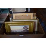 A Box Containing 22 Prints