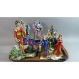 A Collection of Figural Ornaments to include Franklin Mint Limited Edition Spirit of Purity,