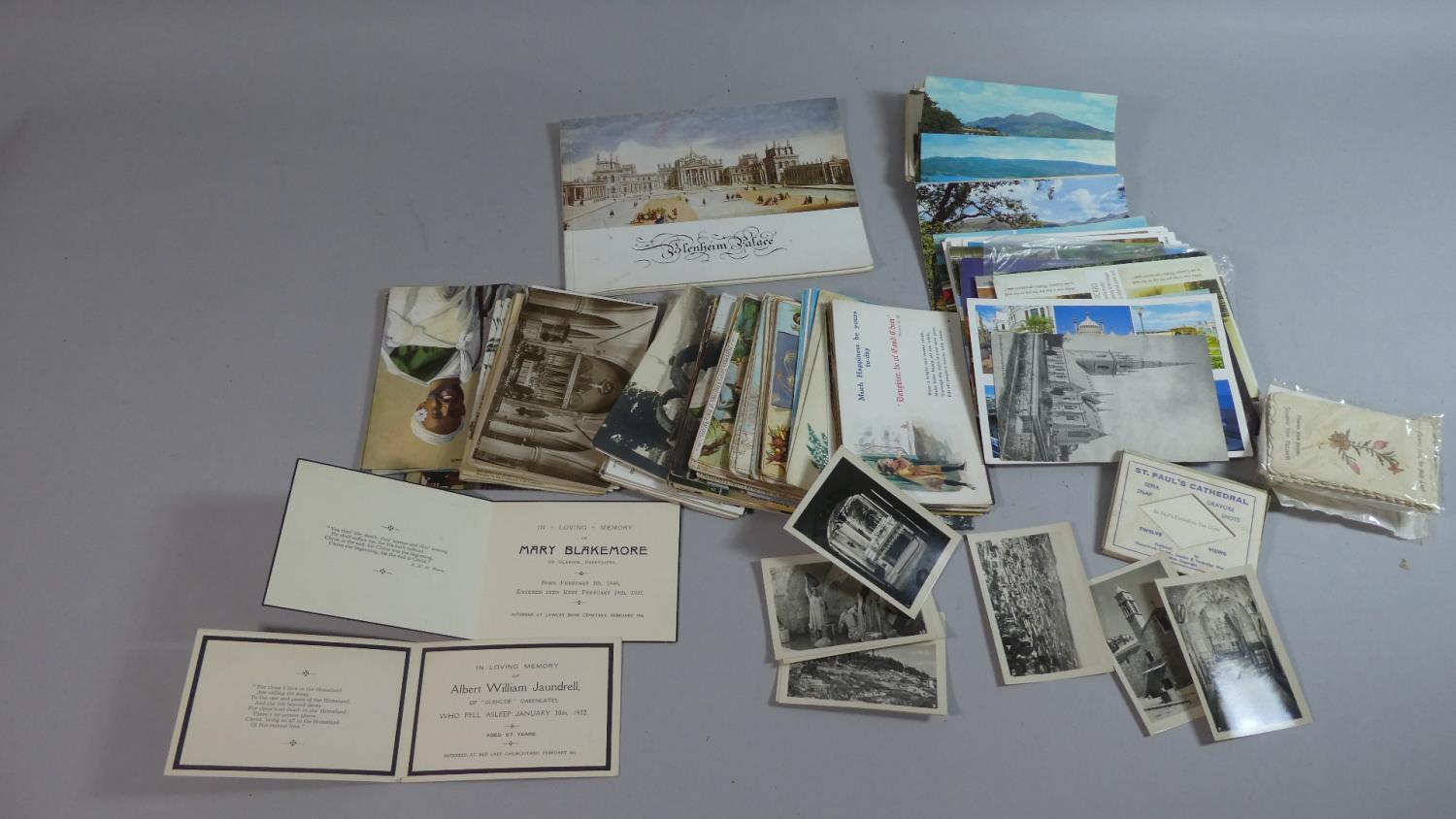 A Box Containing Vintage and Modern Postcards, Educational Cards etc