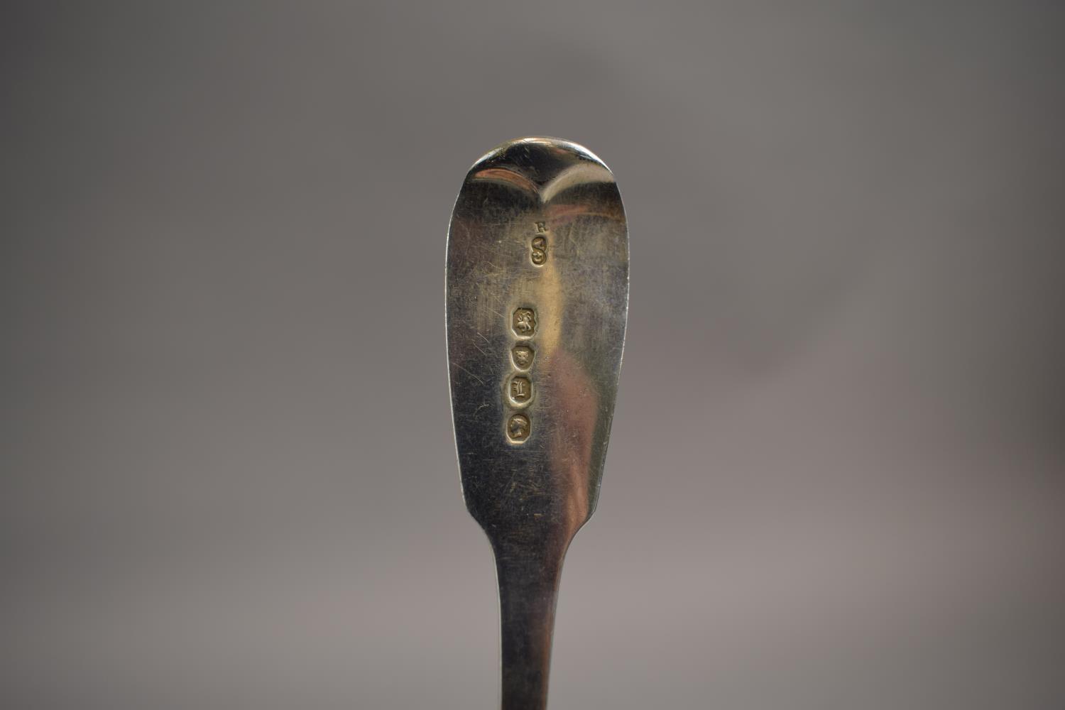 A Set of Eight Victorian Silver Spoons, London 1846. 674gms, Monogrammed M.L.L - Image 3 of 3