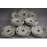 A Collection of Copeland Spode Rockingham Pattern Dinnerware to Include Fifteen Shallow Dished