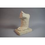 An Early 20th Century Plaster Cast Artists Drawing Aid in he Form of a Classical Athlete's Foot.