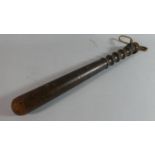 A Vintage Turned Wooden Truncheon, 39cm Long