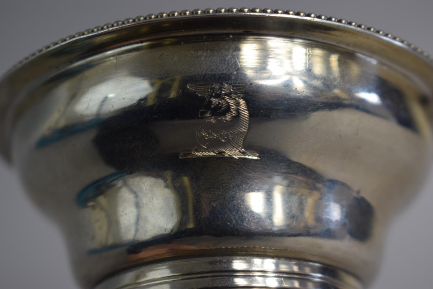 A Georgian Silver Wine Funnel with Heraldic Bulls Head Motif to Bowl, 8.5cm Diameter - Image 4 of 4