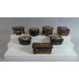 A Collection of Seven Ardleigh Elliott Porcelain Musical Boxes to Include Four from the 'The Russian