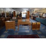 A 1970's Bedroom Suite Reputedly by Heals Comprising Dressing Table and Stool, Four Drawer Chest and