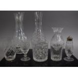 A Collection of Good Quality Cut Glass to Include Six Webb Crystal Cut Sherries, Two Old Fashioned