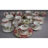 A Collection of Royal Albert Teawares to Include 'Sweet Violets', 'Petit Point', 'Prudence', '