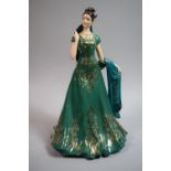A Royal Worcester Figure, Limited Edition 86/2950 with Certificate, "Emerald Princess"