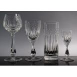 A Large Collection of Stuart Crystal Churchill Pattern Drinking Glasses to Include Twelve Hock