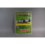 An Interesting Single Sided Enamel Sign for Wakefield Castrol Motor Oil. "Capt Malcolm Campbell