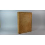 A Leather Bound Folio Ledger, Unused, 43cm High