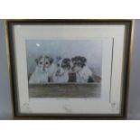 A Framed Limited Edition Janice Gordon 1981 Print 'Whats for Dinner', Signed by the Artist in Pencil