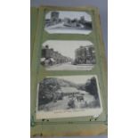 An Edwardian Postcard Album containing Postcards of Buildings and Various Villages, Towns and