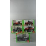 A Collection of Five Boxed 1:32 Scale Tractors to include 3057 Lamborghini R6.110 3058 Same Iron