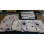 A Collection of Patchwork Bed Covers etc