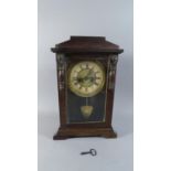 An Early 20th Century American Mantle Clock, 37cm high