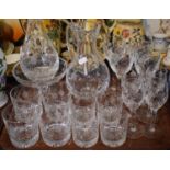 A Tray of Stuart Crystal Glassware to Include Wines, Tumblers, Jug, Decanter and Stand etc