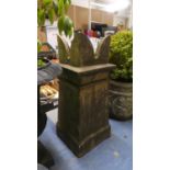 A Stoneware Chimney Pot, 75cm high