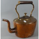 A 19th Century Copper Kettle, 27cm high