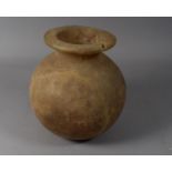 A 19th Century Alabaster Vase, Chip to Rim, 20.5cm High