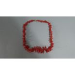 A Red Coral Necklace