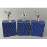Three Shudehill Fairy Ornaments, With Boxes, 9cm High