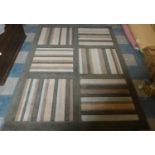 A Dunelm Patterned Berclon Rug, 231cm x 160cm