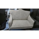 A Modern Two Seater Upholstered Settee