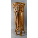 A Bamboo Plant Stand, 80cm high