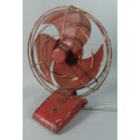 A Vintage Table Top Fan, 34cm high