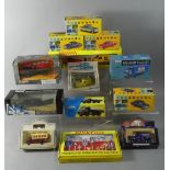 A Collection of Various Vanguard, Corgi and Dinky Toys