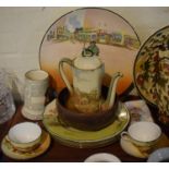 A Collection of Royal Doulton Series Ware to Include Dickens Ware Johnny Weller Charger D6337, Old