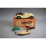 A Vintage Boxed V Models Battery Operated MG Series TF Sports Car, Leaflets etc Together with an