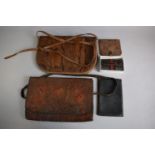 A Collection of Various Vintage Snakeskin and Leather Handbags and Purses