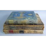 A Late 18th Century Bound Volume Hall's Dictionary (A-C), 1811 Volume the Imperial History of
