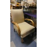 A Vintage Parker Knoll Open Armchair