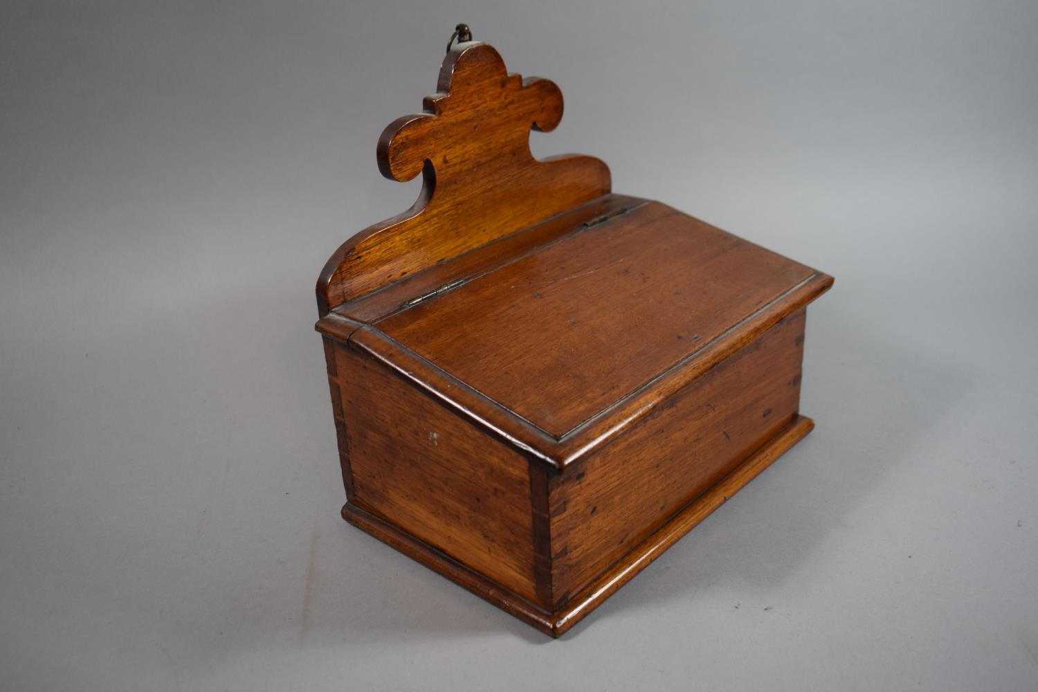 A 19th Century Mahogany Spice Box with Two Removable Fitted Trays, 25cm Wide - Image 2 of 2