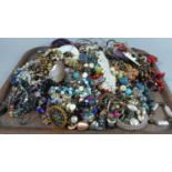 A Tray of Costume Jewellery