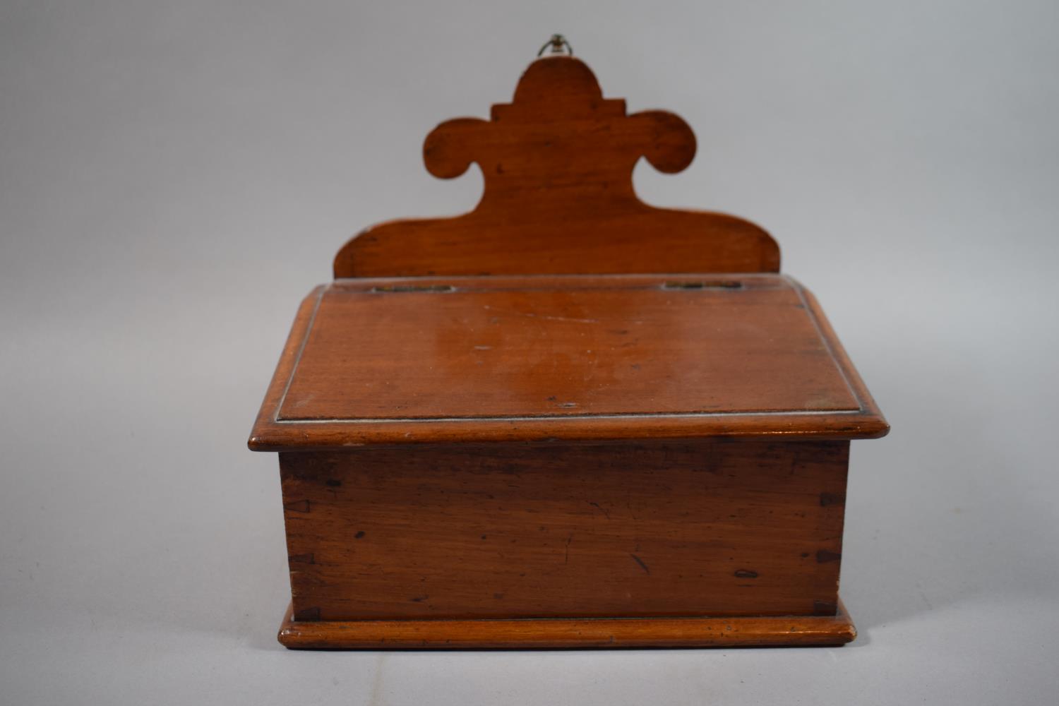 A 19th Century Mahogany Spice Box with Two Removable Fitted Trays, 25cm Wide