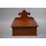 A 19th Century Mahogany Spice Box with Two Removable Fitted Trays, 25cm Wide