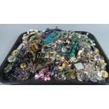 A Tray of Costume Jewellery