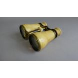 A Pair of Mid/Late 19th Century Ivory Cased Binoculars by S & B Solomons, London